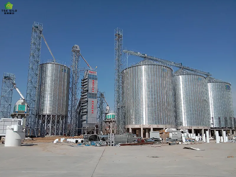 大型平底钢板仓施工 大型平底钢板仓施工